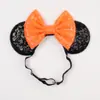 Faixa de Cabeça Elástica de Nylon Ajustável Novo Estilo Transfronteiriça Laço de Lantejoulas Acessórios de Cabelo para Crianças Vestido de Festa para Mulheres