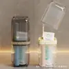 Copo para enxaguante bucal, caixa de armazenamento para escova de dentes, nécessaire feminina, copo de higiene pessoal de viagem masculino, kit de higiene pessoal portátil para viagens de negócios