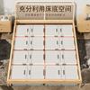 Caja de almacenamiento inferior de cama para el hogar, ropa, edredón, a prueba de polvo, plana, de plástico, caja de almacenamiento, ropa de dormitorio, caja de almacenamiento inferior de cama