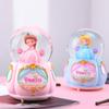 Nova Princesa dirigindo para o castelo de princesa dos sonhos caixa de música de desenho animado bola de cristal bola de água criativa enfeites de decoração de mesa