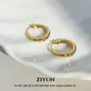 Brincos Estilo Francês para Mulheres, Ear Cuffs Minimalistas, Brincos de Luxo, Brincos Studs com Design de Nicho, Argolas de Orelha, Acessórios de Orelha Elegantes Estilo Hong Kong