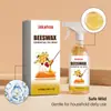 Jakehoe Cera de Abejas Spray para Pisos de Madera, Encerado, Renovación, Brillo, Anti-Grietas por Sequedad, Anti-Rayaduras Agente de Mantenimiento para Pisos de Madera