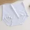 7A Fibra Vegetal Antibacteriana Alta Elasticidade Cintura Alta Roupa Íntima Feminina Confortável Macia Virilha Alargada Alongada Antibacteriana Roupa Íntima Feminina Sem Costura