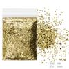 Brillantina de uñas, purpurina ultrafina, purpurina, polvo brillante, lentejuelas, 1 mm, traje amarillo dorado, esmalte de uñas, pegamento, joyería transfronteriza