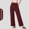 Pantalones Deportivos de Yoga de Pierna Ancha Nls con Sensación Desnuda, Holgados, con Caída, de Cintura Alta, Casuales, Cómodos, Transpirables, Rectos para Caminar para Mujer