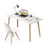 Escritorio Habitación Sencilla Mesa Pequeña Habitación de Alquiler Escritorio de Escritura Escritorio de Oficina para Computadora Escritorio de Oficina Estilo Nórdico Moderno Sencillo