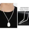 Collar Clásico de Cuentas de Buda Estilo Coreano, Collar de Cuentas Redondas Huecas Brillantes para Hombres, Collar Sencillo, Collar de Cuentas Redondas de Moda y Tendencia