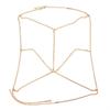 Europeus e americanos moda sexy peito cadeia strass boêmio Bikini Beach cross body cadeia cross- border acessórios para o cabelo