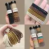 Goma Elástica Negra para el Cabello para Mujer, Alta Elasticidad, Accesorio para el Cabello Duradero, Diadema Elegante, Anillo de Goma para el Cabello