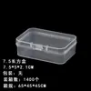 Caja de Empaque Transparente de PP con Tapa abatible para Almacenamiento de Joyería, Caja Cuadrada de Plástico Transparente de PP de Alta Gama al por Mayor