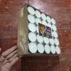 Caja de 100 velas sin humo de 4 horas, té, parafina, confesión de cumpleaños de una celebridad de Internet, velas pequeñas, redondas, 50 unidades al por mayor