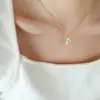Traje de joyería de concha marina blanca con incrustaciones de aguacate de viento británico para mujer, collar, pendientes, no se decolora, venta al por mayor, fábrica de joyería