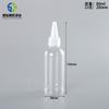 Botella de plástico personalizada con punta de aguja 5ml transparente pet botella para pigmento de tinta 120ml botella exprimible para emulsión de varios tamaños