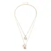 Joyería Transfronteriza Europea y Americana, Collar Estilo Playa, Estilo Vacaciones en el Océano, Caracola, Estrella de Mar, Personalizado, Exquisito, Accesorio de Cuello Versátil