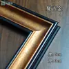 Pintura a óleo moldura externa quebra-cabeça ponto cruz pintura de diamante moldura com placa de suporte vidro vestido de noiva foto frame Tangka personalizável
