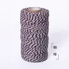 En stock venta al por mayor hilo de algodón 2 mm borla hecha a mano colgador de plantas material tejido hilo de ganchillo decorativo navideño