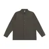 Ropa Vintage Yidao Otoño 2026 Nueva Camisa de Trabajo Japonesa de Manga Larga con Botones a Presión de una Sola Fila para Hombre, Camisa Retro para Viajar con Cuello de Solapa