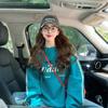 Sudadera Fina con Estampado de Letras Estilo Dulce y Fresco para Mujer en Primavera y Otoño Diseño Marca Americana de Moda Top Holgado y Elegante que Reduce la Edad