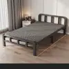 Cama Dobrável para Uso Individual, Cama Simples para Uso Doméstico, Essencial para Cochilo no Escritório, Cama de Cochilo para Dormitório, Cama Pequena para Moradia de Aluguel, Cama de Ferro para Adulto