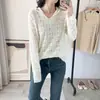 2025 Nueva Camisa de Encaje con Capucha de Otoño e Invierno Top con Capucha Prenda Base para Mujer Aspecto Suave Adelgazante Talla Grande Prenda Base