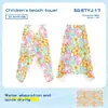 Toalla de Baño para Niños con Salida de Agua y Toalla de Baño Estampada Anti-Frío para Niños, Toalla de Baño Especial de Secado Rápido para Niños, Toalla de Baño para Aguas Termales, Playa, Natación