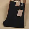 Pantalones de hombre de algodón grueso viscosa elástica para Otoño e Invierno, rectos de negocios, ajustados, cálidos, sarga cepillada, pantalones casuales para hombre