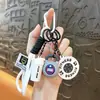 Llavero Colgante Mancuerna Serie Fitness Deportivo Colgante de Llave de Silicona Dopamina Accesorios para Bolsos Venta al por Mayor