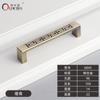 Manija de Gabinete de Puerta China Nueva Manija de Puerta de Mueble Chino Imitación Gabinete Armario Retro Manija Dummy Azul Aleación de Zinc