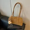Bolso de axila de lunares para chica dulce transfronterizo, bolso de mujer, nuevo bolso de mano de moda 2026, bolso tipo bowling popular de gran capacidad