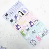 Marcadores de Livro Magnéticos em Formato de Veado Branco, 4 Peças, Fofos de Desenho Animado para Estudo de Estudante, Clipes Magnéticos de Página de Livro Dupla Face