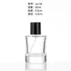 Botella de Perfume de Vidrio Transparente Cilíndrica de Bayoneta para Spray 30ml 50ml 100ml Venta al por Mayor Caliente
