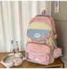 Nova Mochila Escolar de Alta Capacidade 2026 para Alunos do Ensino Fundamental, Mochila Fofa e Leve para Alunos do Ensino Médio e Fundamental