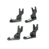 Pie Prensatelas para Cuello de Máquina de Coser Plana para Camisas, Cr1/16N-Escl1/32N, Altura Ajustable para Dobladillos