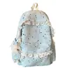 2026 Nueva Bolsa Ita Japonesa para Mujer Mochila de Doble Hombro de Gran Capacidad Estilo Escolar Linda Femenina Versátil Bolso Cruzado Escolar