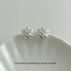 Estilo Leve de Luxo, Brincos Simples de Zircônia Pérola Fogos de Artifício, Design de Nicho Versátil, Brincos Exquisitos, Brincos Leves de Luxo de Alta Qualidade