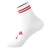 Meias Femininas Hengyuanxiang 25 Outono/Inverno Novas para a Temporada Acadêmica, Meias Esportivas Casuais de Cano Médio com Textura Jacquard, Meias para Provas