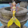 Princesa Sirena con Alas Extraíbles, Muñeca Barbie que se Ilumina, Muñeca que se Ilumina, Regalo para Niña, Juguete para Niños