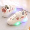 Zapatos Luminosos para Niños Primavera y Otoño 2022 Zapatos de Cuero para Niños y Bebés con Luces Zapatos Deportivos para Niños de 1 a 3 Años