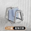 Suporte para Tampa de Panela Personalizado Sem Furos Rack de Armazenamento de Cozinha Montado na Parede Suporte para Colocação de Tábua de Corte Armazenamento de Parede Multifuncional