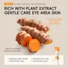 Crema para Ojos Quiyum Cúrcuma Vitamina C Transfronteriza Nuevo Producto 20g Hidratante e Hidratante Empaque en Inglés Venta al por Mayor en Stock