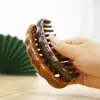 Sándalo Luna Nube Peine Peine Masajeador Peine Alisador Cuero Cabelludo Madera Maciza Sin Pintura Peine de Madera Peine Meridiano Portátil Fabricante Venta al por Mayor