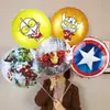 Globo de película de aluminio de dibujos animados sosteniendo 18 pulgadas apertura escolar de jardín de infantes centro comercial 61 juguetes para niños para empujar pequeños regalos
