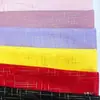 Tela Nueva de Gasa con Raya de Lámina Dorada y Línea Geométrica Accesorios de Cortina para Decoración de Bodas Recortes para Ropa