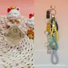 Pingente de cubo de ouro 999 puro, da série Urso Violento, com cordão, um item popular nas transmissões ao vivo do Douyin para atrair clientes