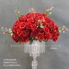 Nova bola de rosa de simulação de 80cm flor bola para mesa de casamento decoração de salão de exposição de vitrine de casamento flor de caminho de comércio exterior