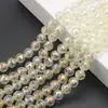 Joyería Hecha a Mano Accesorios DIY Cuentas Sueltas de Cristal Al por Mayor 6-10mm Chapado 96 Caras Cuentas de Tierra Cuentas de Cristal Disco