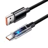 En Stock Más Vendido Transfronterizo Cable de Datos de Carga Súper Rápida de 240W Tipo-C Compatible con Apple, Huawei, Honor, Longitud Extendida, Transparente