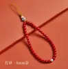 Nuevo Colgante Estilo Chino para Teléfono, Lanyard de Cinabrio, Accesorio para el Año de Nacimiento, Seguro y Próspero, Cadena para Teléfono Unisex del Año de la Serpiente