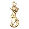 Cross-border venda quente kc ouro liga gato animal série pingente pingente pingente diy pulseira colar brincos jóias acessórios