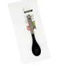 Novo cabo de nylon cabo cinza utensílios de cozinha conjunto de 9 peças antiaderente colher de macarrão cabo com pega em pó pintura spray colher de sopa